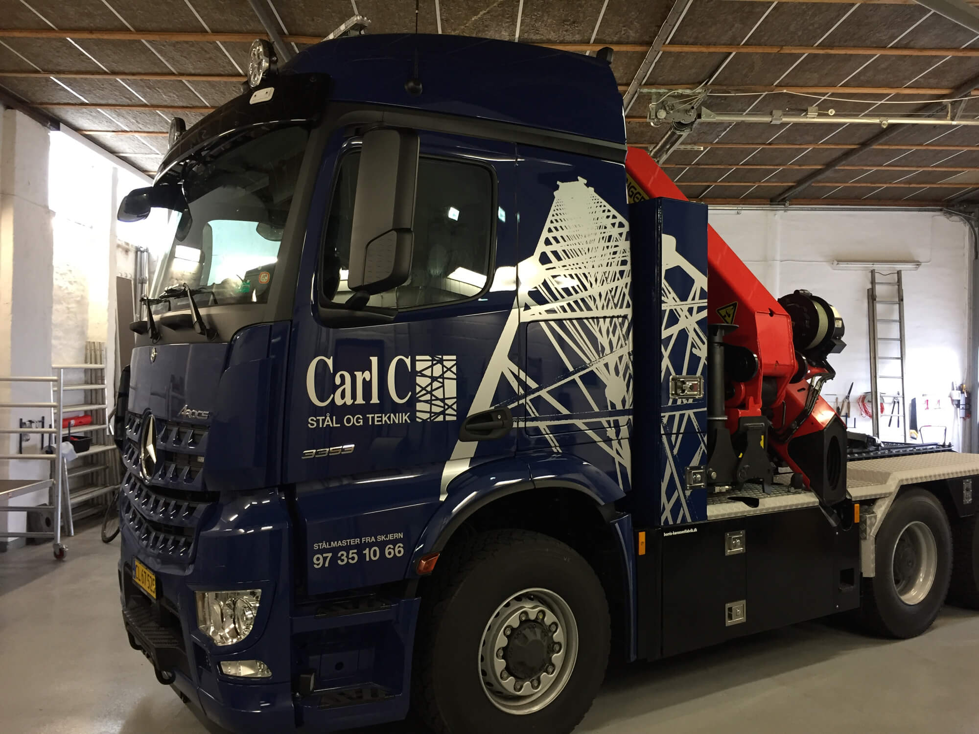 Lastbil dekoration Carl C