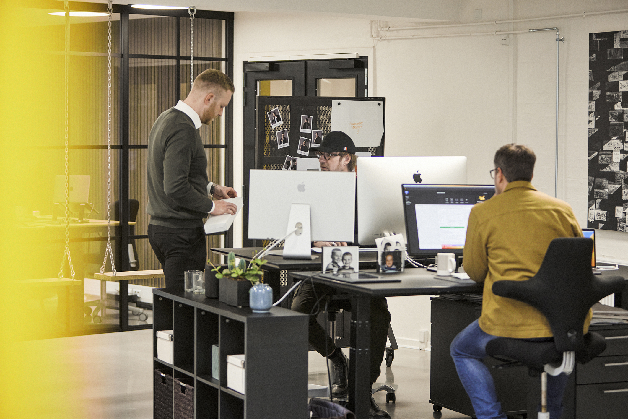 Morten sparre med Kristoffer om en kunde